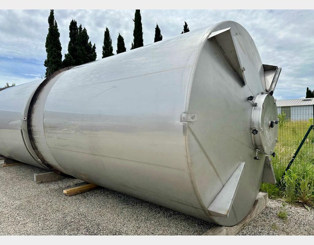 Cuve inox sur jupe