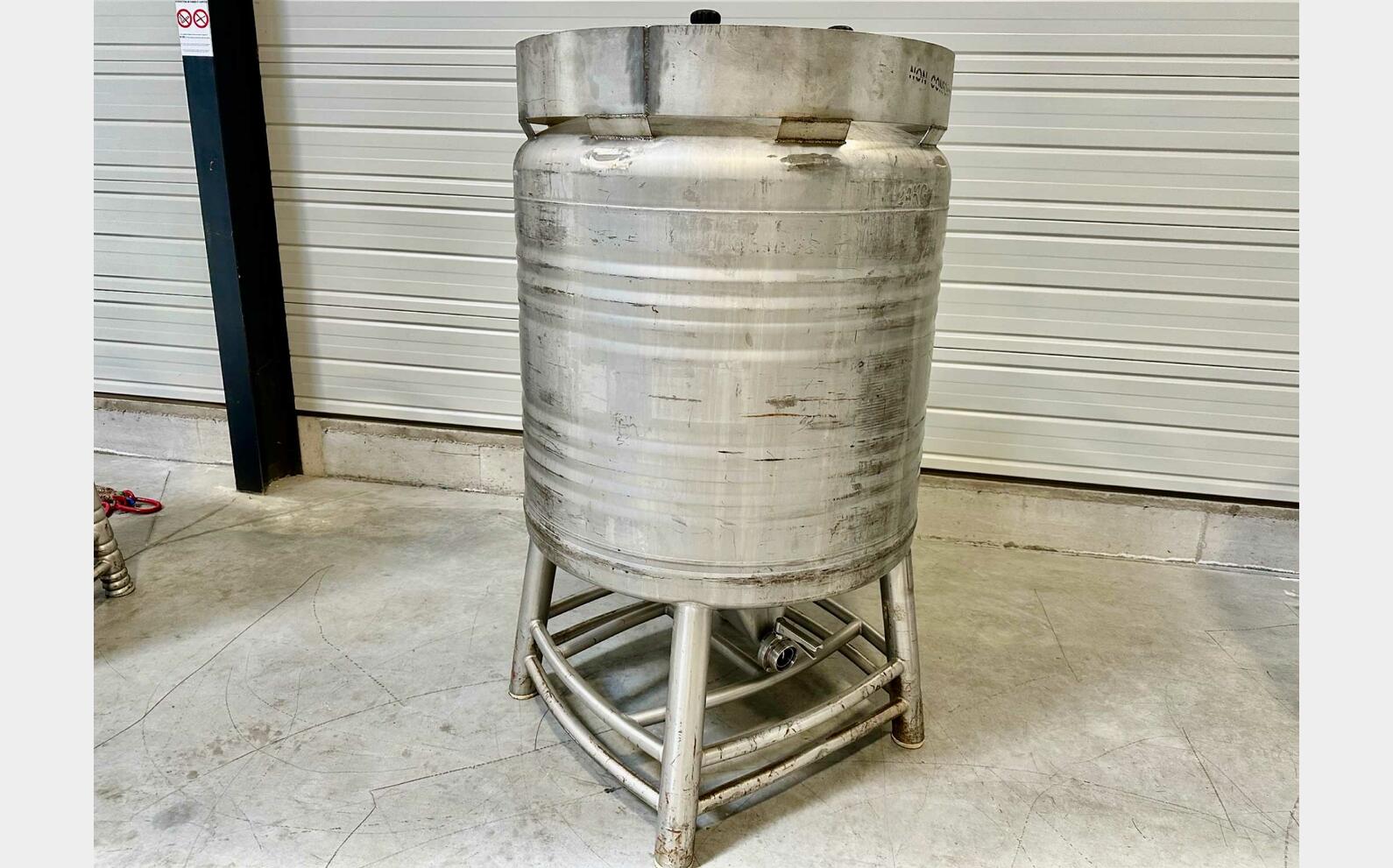 Conteneur inox 304L 8 HL (800 litres) GALLAY