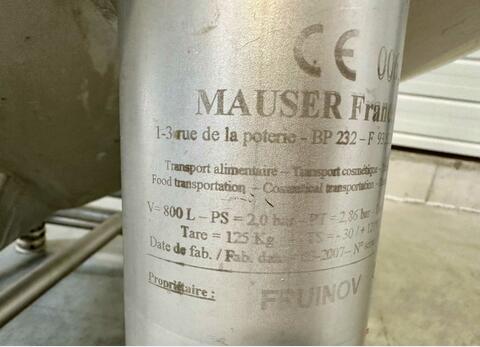 304L ss container 8 HL (800 litres) GALLAY