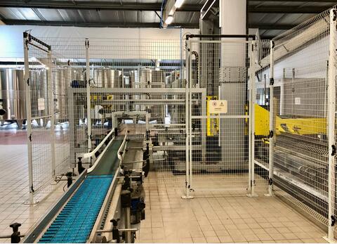 SIAT case erector and turner - ITALPAL palletiser/returner