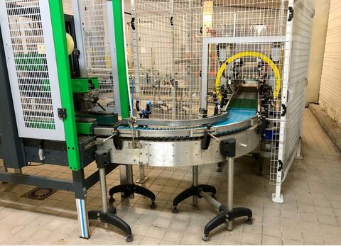 SIAT case erector and turner - ITALPAL palletiser/returner