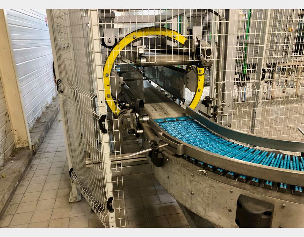SIAT case erector and turner - ITALPAL palletiser/returner