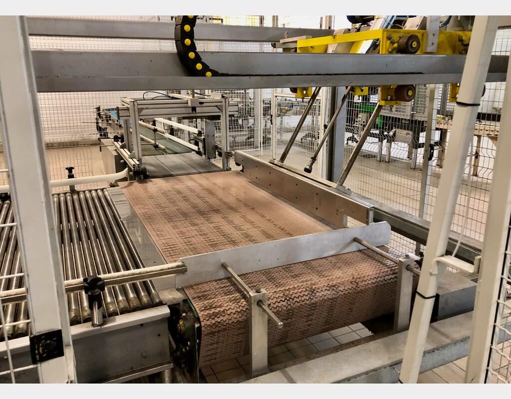 SIAT case erector and turner - ITALPAL palletiser/returner