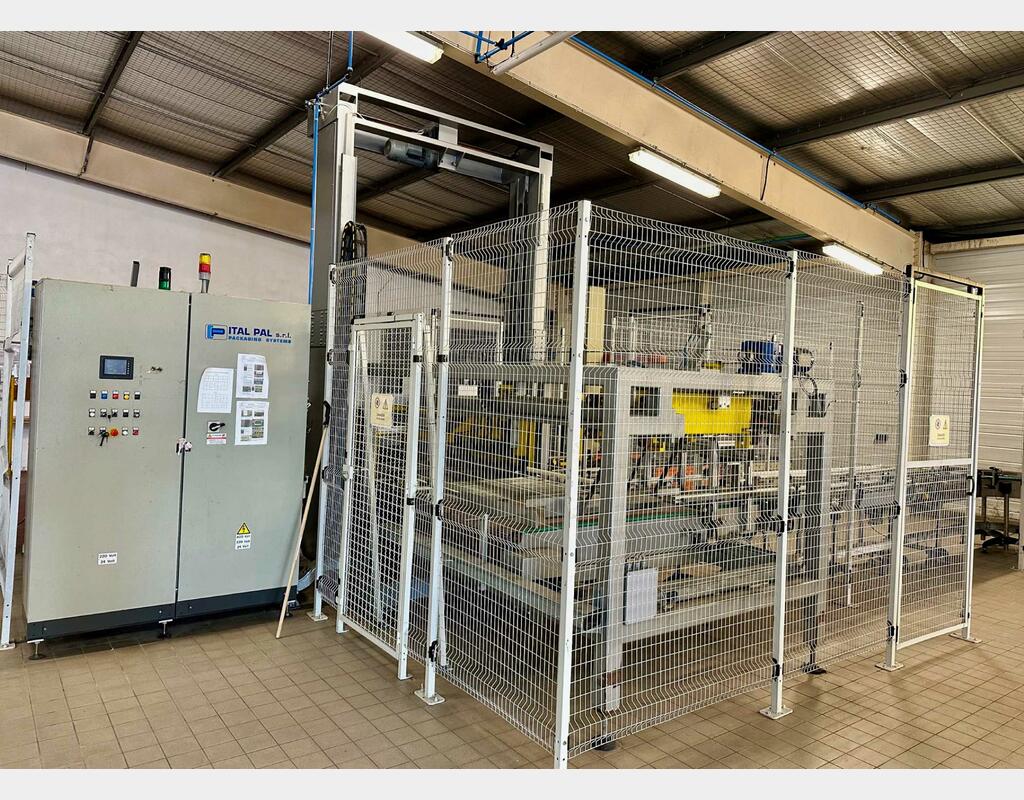 SIAT case erector and turner - ITALPAL palletiser/returner