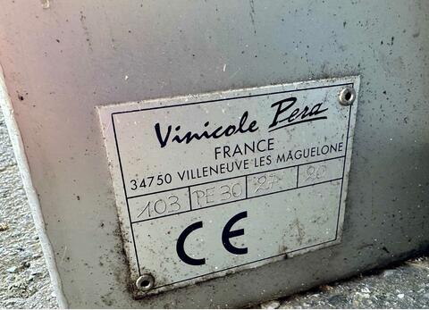 Pressoir pneumatique - PE 30 30 HL (3 000 litres) PERA
