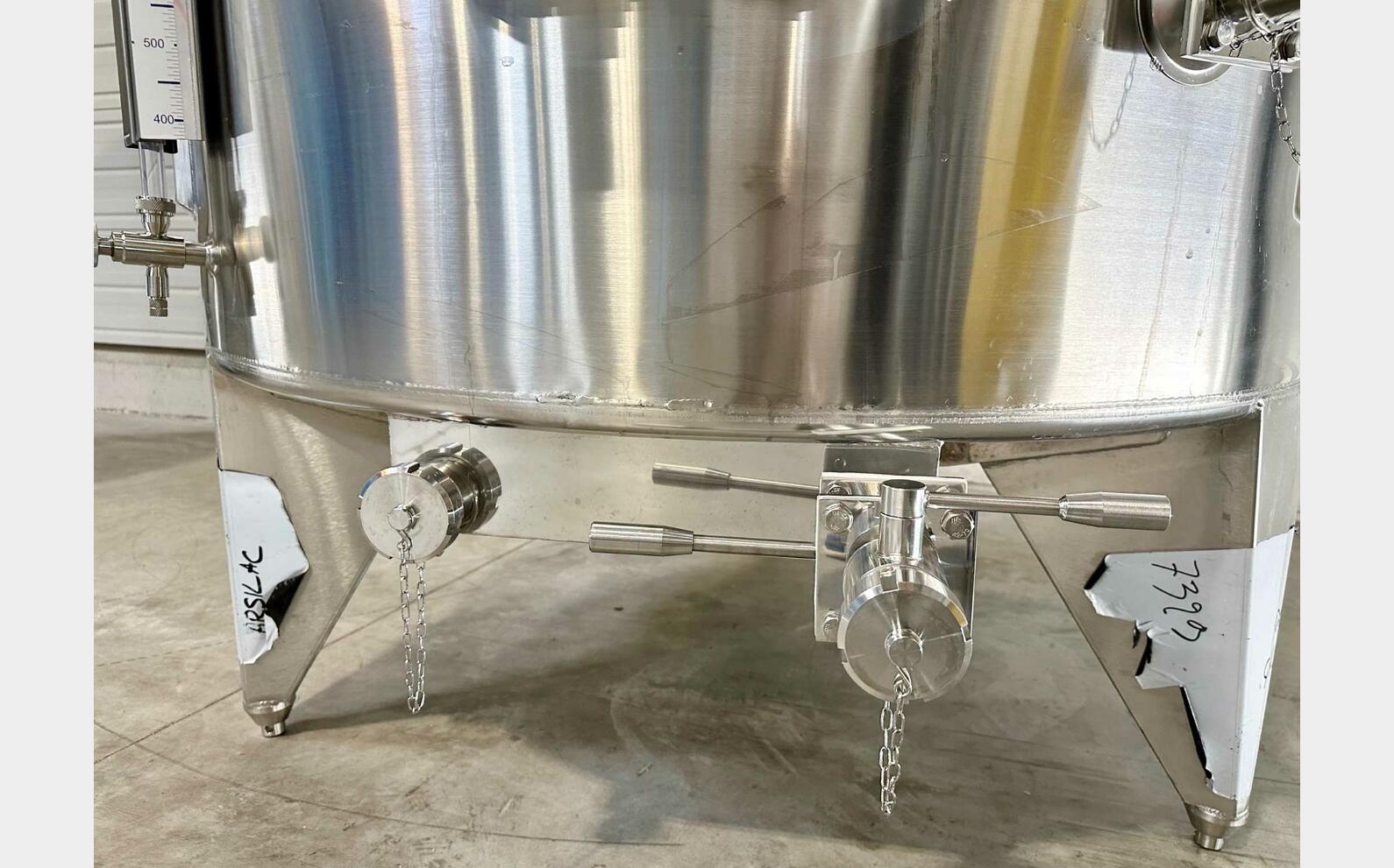 316L ss tank - Coil circuit 33.5 HL (3 350 litres) ARSILAC