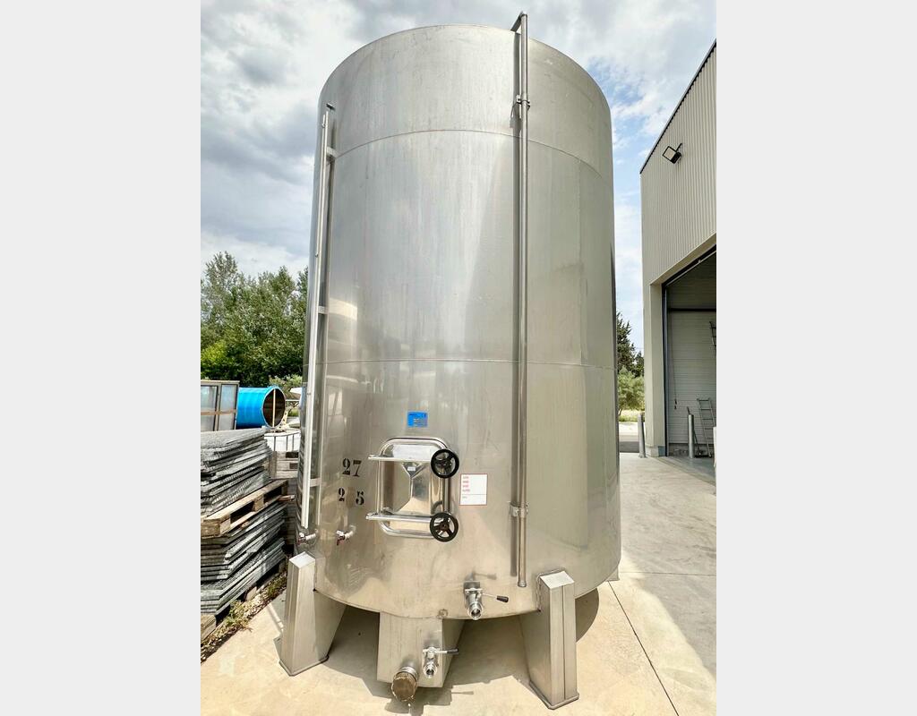 Cuve inox sur pieds - Stockage