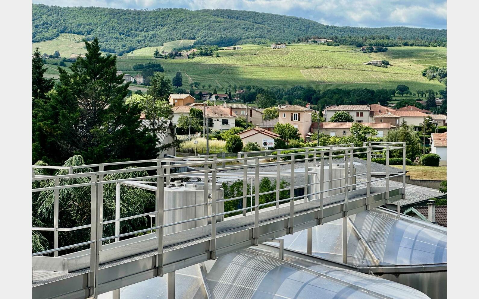 Passerelle inox Largeur : 800 mm