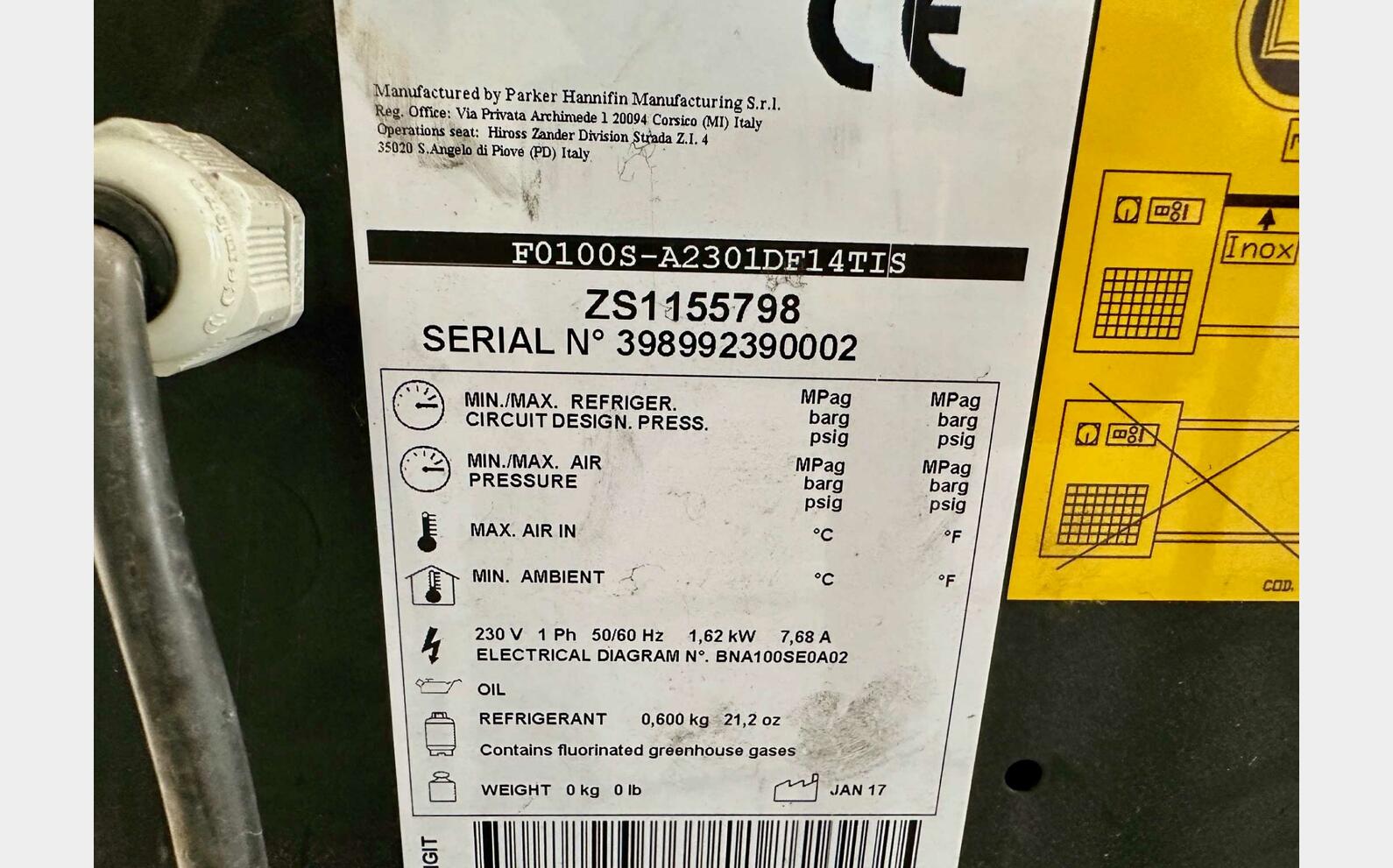 Compresseur &agrave; vis SK25 SIGMA 11 bars - 15 kw KAESER
