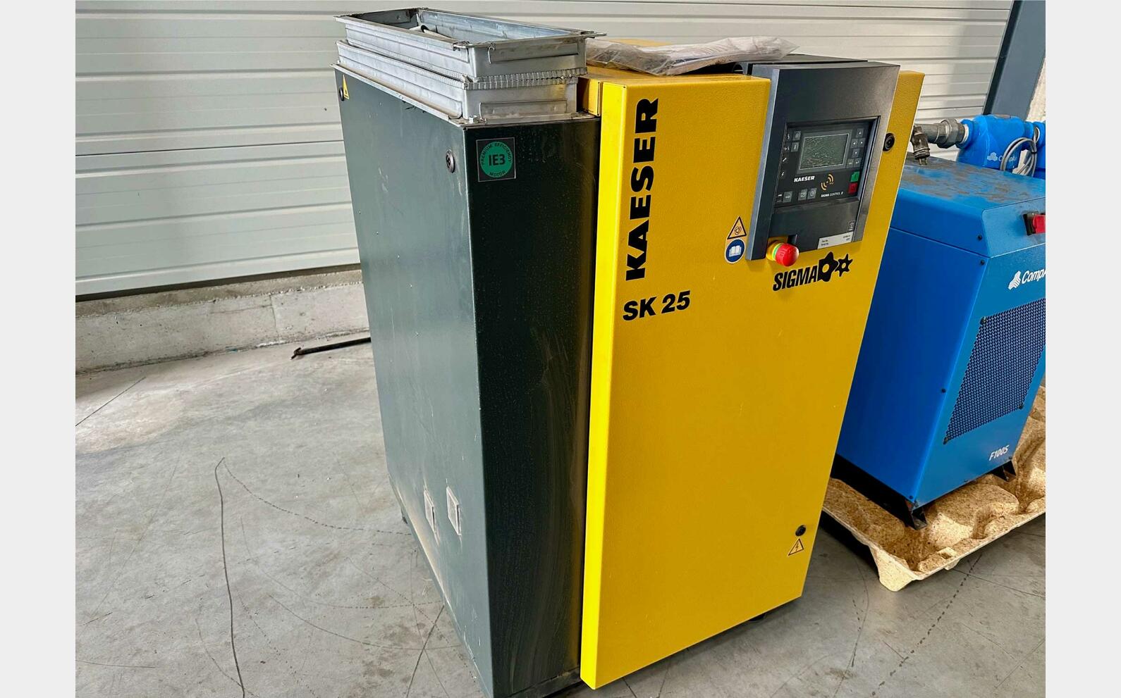 Compresseur &agrave; vis SK25 SIGMA 11 bars - 15 kw KAESER