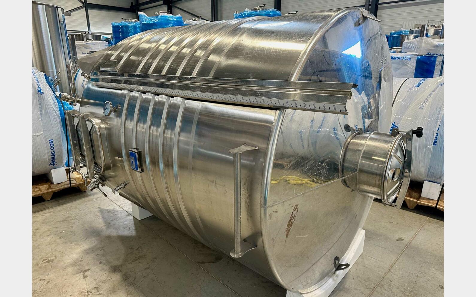 304 ss tank - Coil circuit 53.20 HL (5 320 litres) ARSILAC