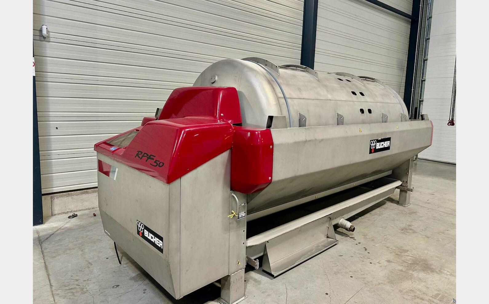 Pressoir - Cage ferm&eacute;e 50 HL (5 000 litres) BUCHER