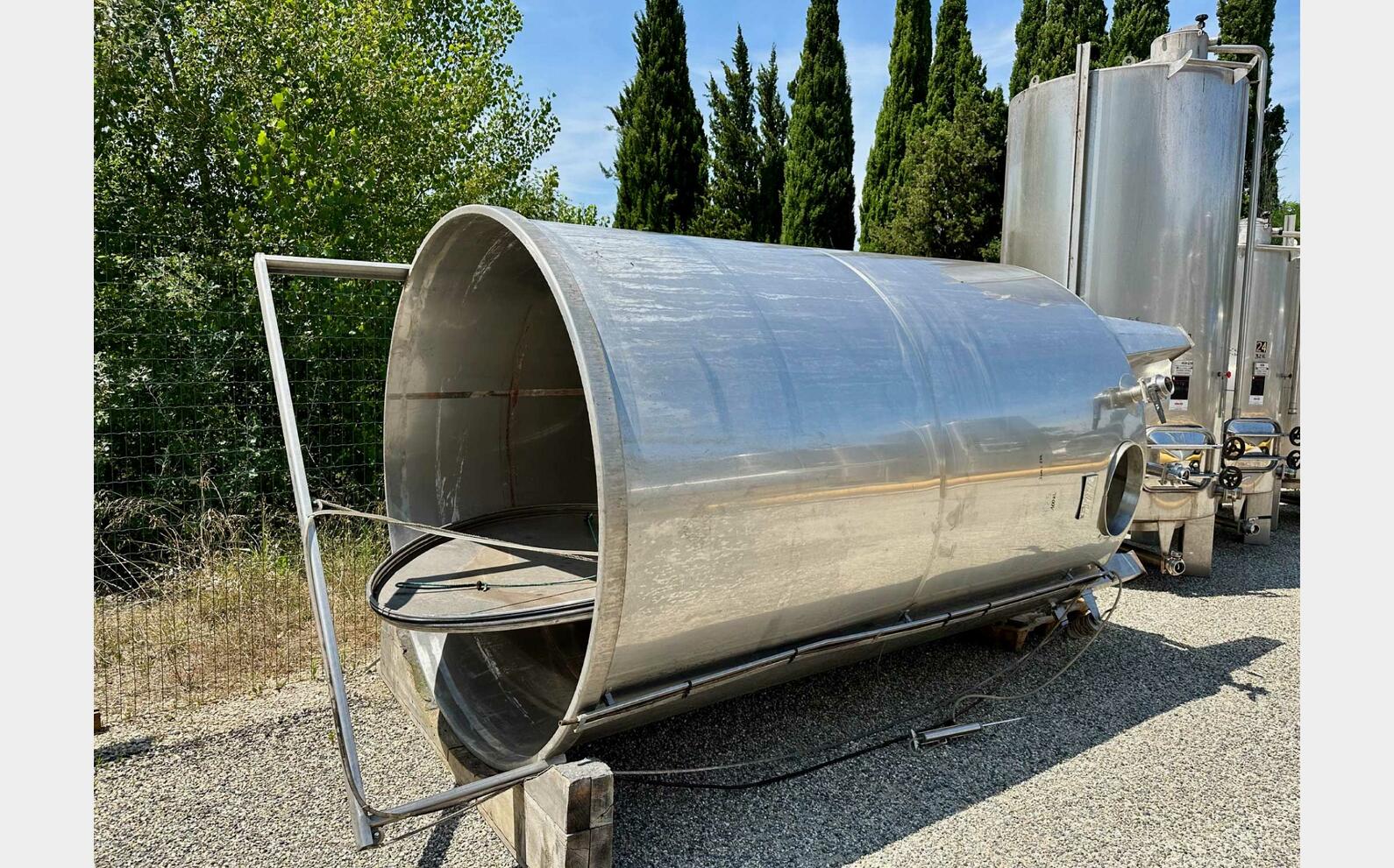 Cuve inox 316 - Chapeau flottant 100 HL (10 000 litres) HERPASA