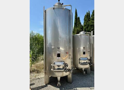 Cuve inox 316 - Fond conique sur pieds