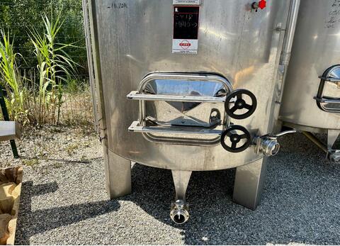 Cuve inox 316 - Fond conique sur pieds