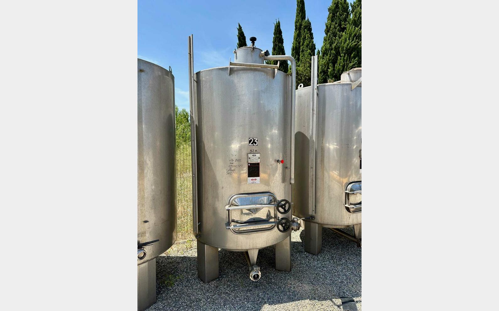 316 ss tank - Conical bottom 30 HL (3,000 litres) CIDEC