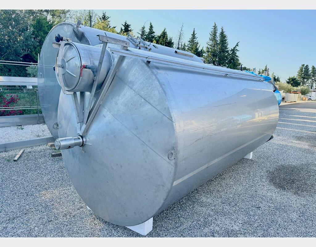 Cuve inox 316 - Fond conique 130 HL (13 000 litres) CIDEC
