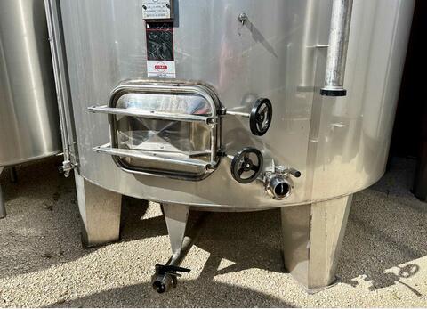 316 stainless steel tank - Conical bottom on feet