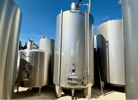 316 stainless steel tank - Conical bottom on feet