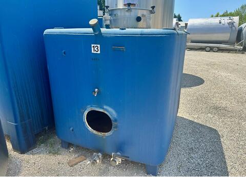 Cuve acier rev&ecirc;tue fand plat sur pieds 40 HL (4 000 litres)