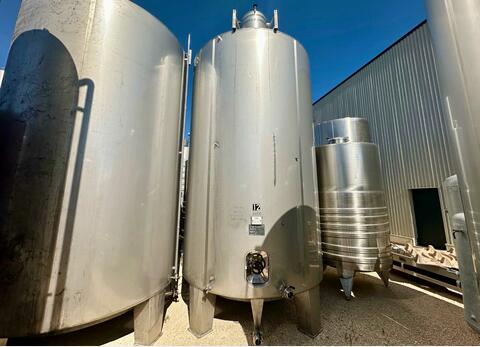 Cuve inox 316 - Fond conique 215 HL (21 500 litres) CIDEC