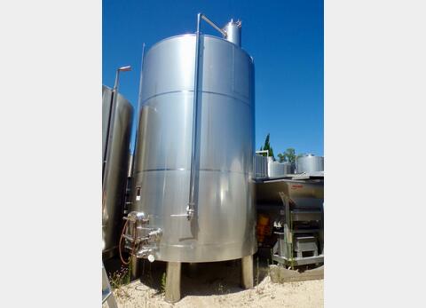 Cuve inox 316 - Fond plat inclin&eacute; 250 HL (25 000 litres) HERPASA