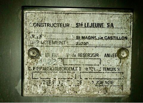 304 stainless steel tank - Internal flag