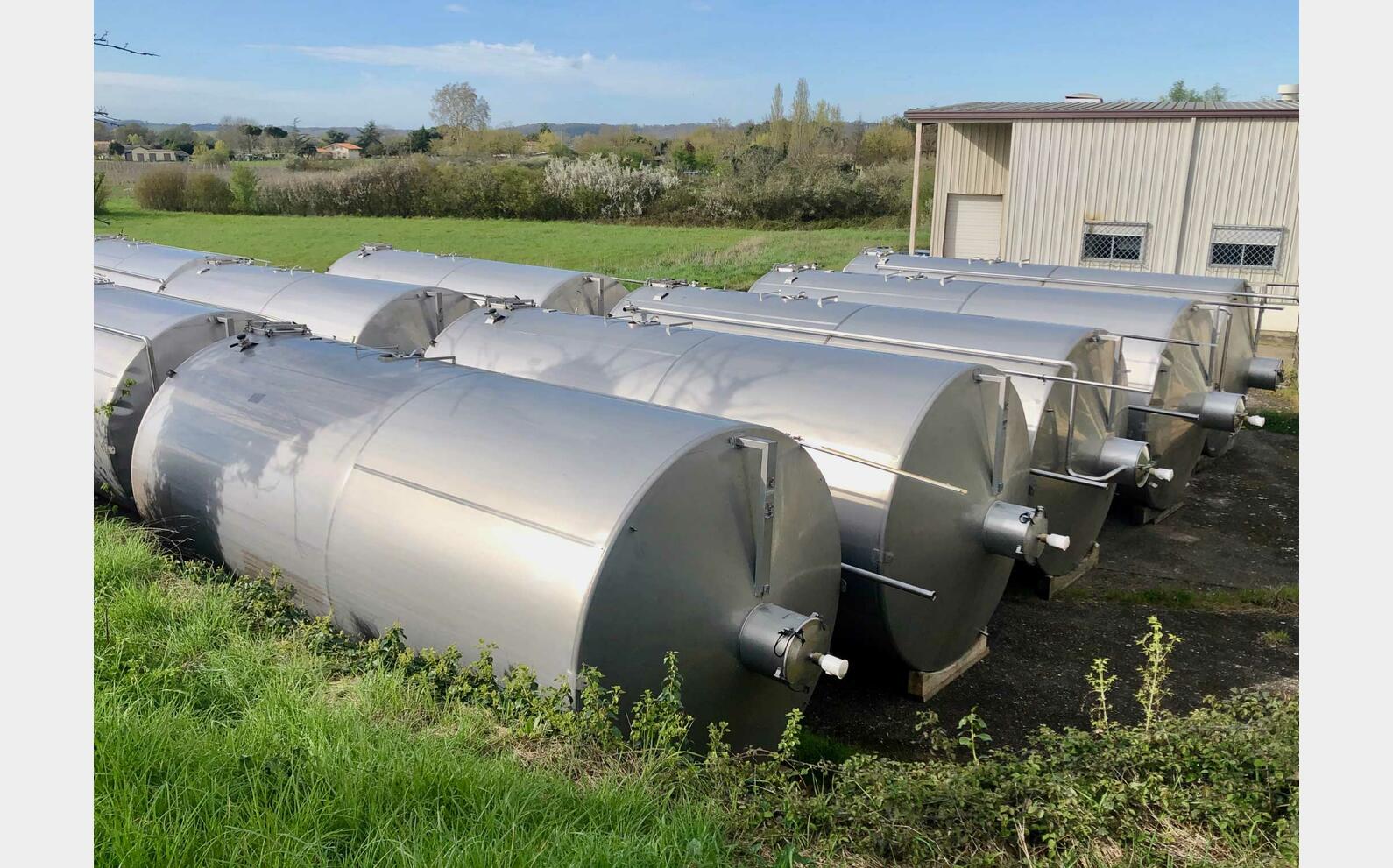 304 ss tank - Coil circuit 507 HL (50,700 litres) LEJEUNE