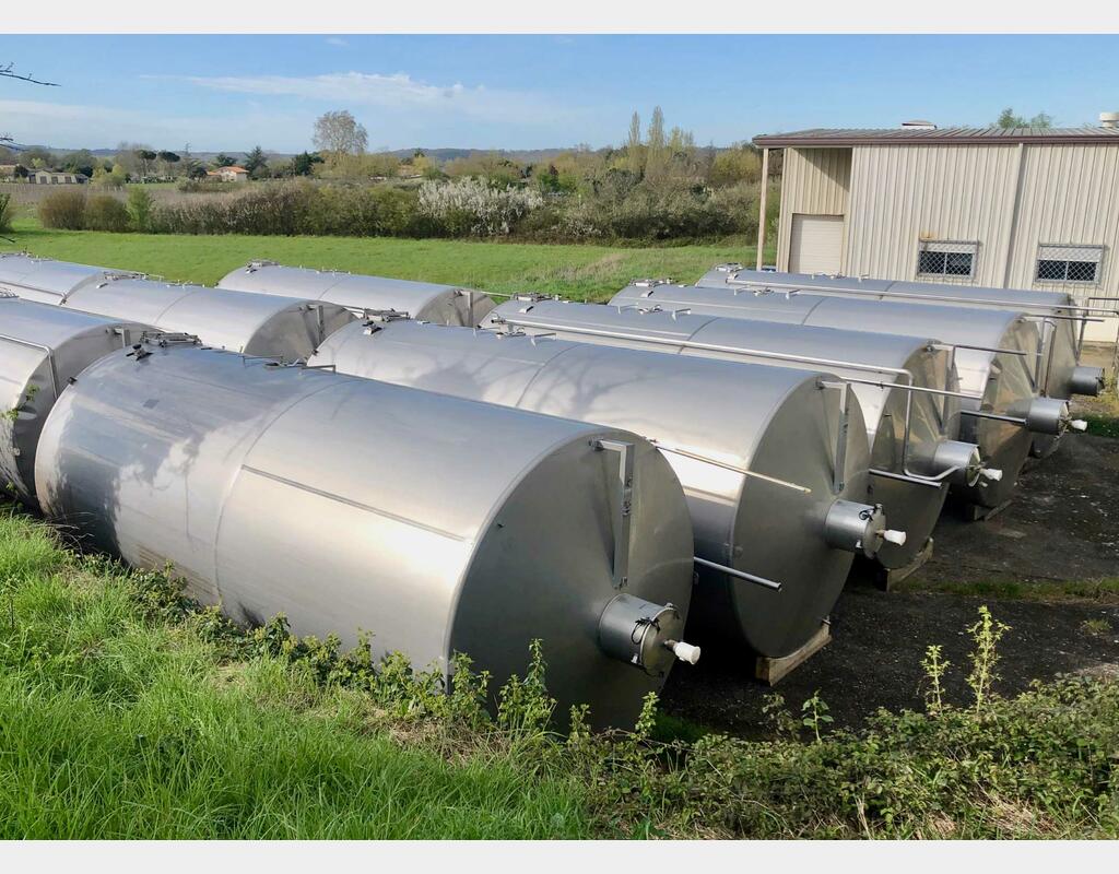 Cuve inox 304 - Circuit serpentin 507 HL (50 700 litres) LEJEUNE