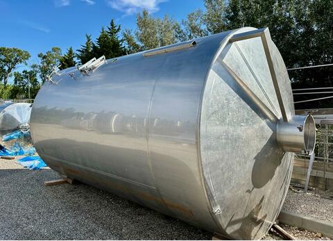 Cuve inox - Fond plat 300 HL (30 000 litres)