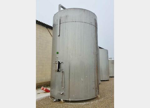 Cuve inox - Fond plat 300 HL (30 000 litres)