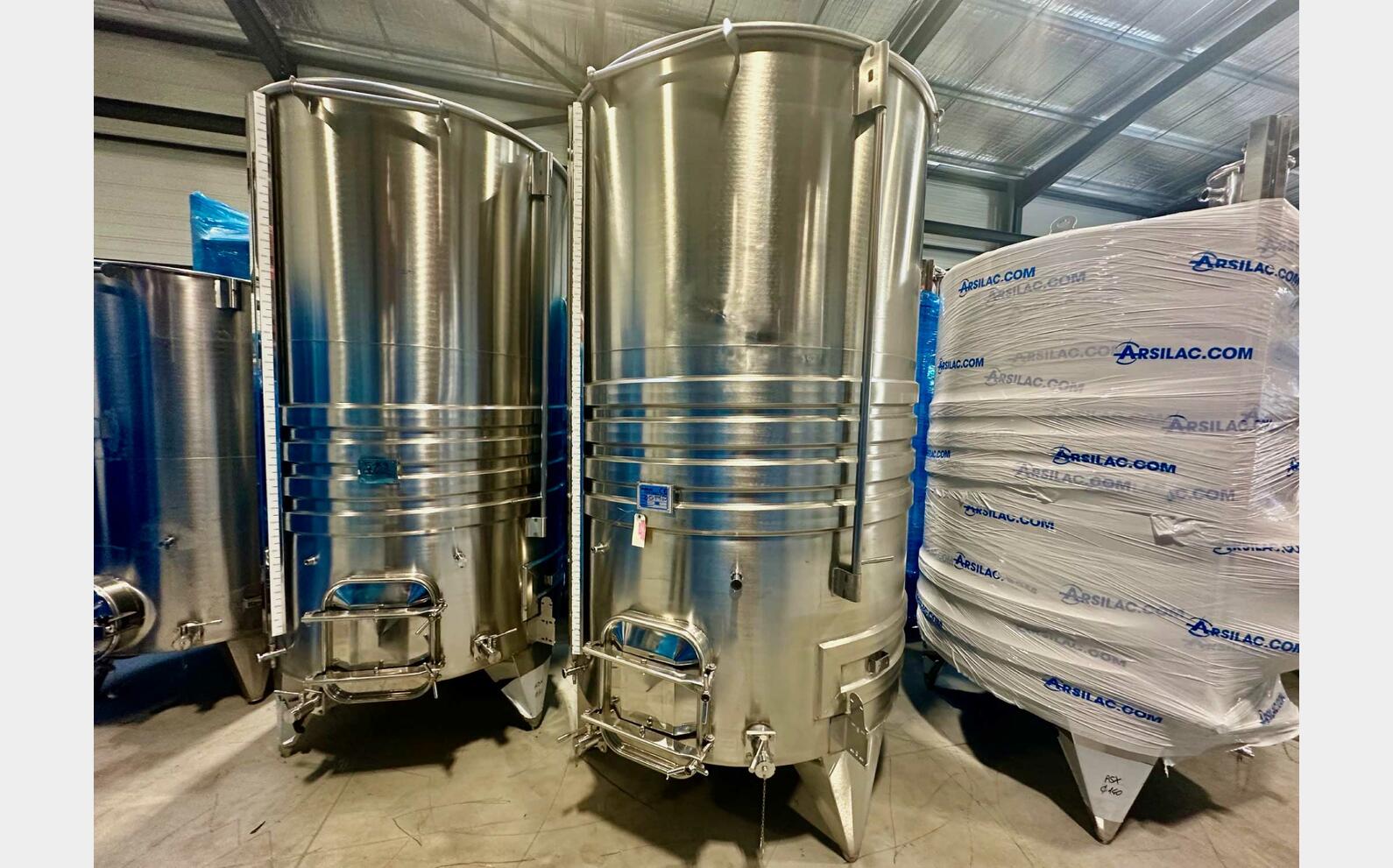 304 ss tank - Coil circuit 48.8 HL (4 880 Litres) ARSILAC