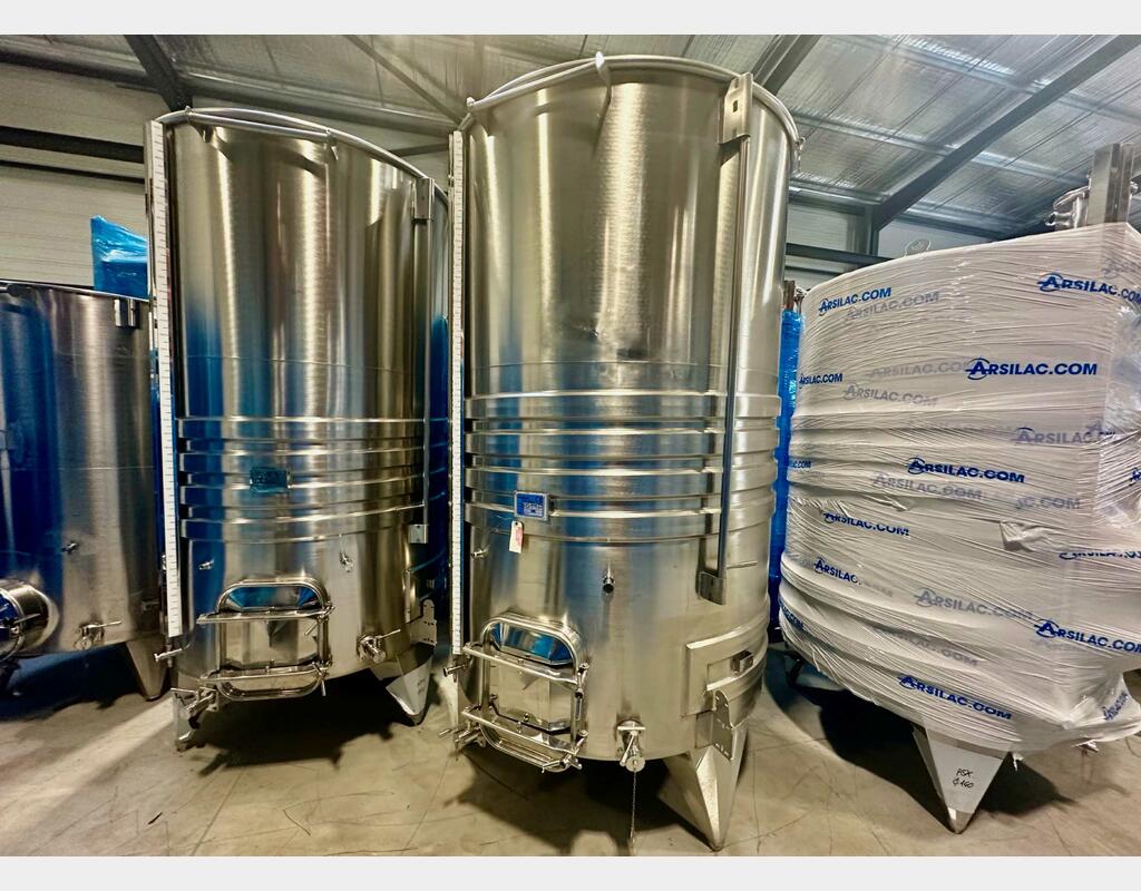 Cuve inox 304 - Circuit Serpentin 48.8 HL (4 880 Litres) ARSILAC