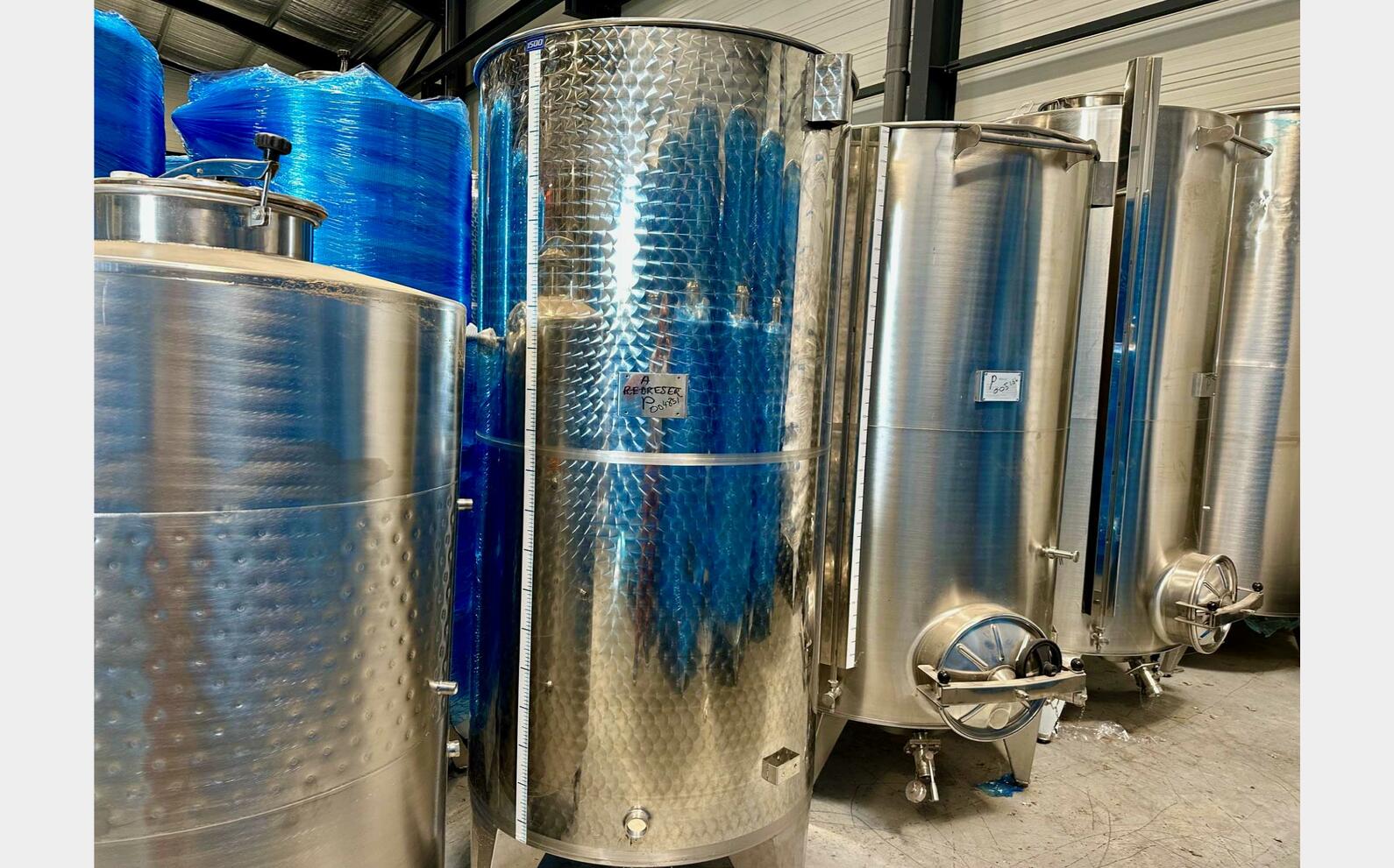 Cuve inox 304 - Chapeau flottant 15 HL (1 507 litres) ARSILAC