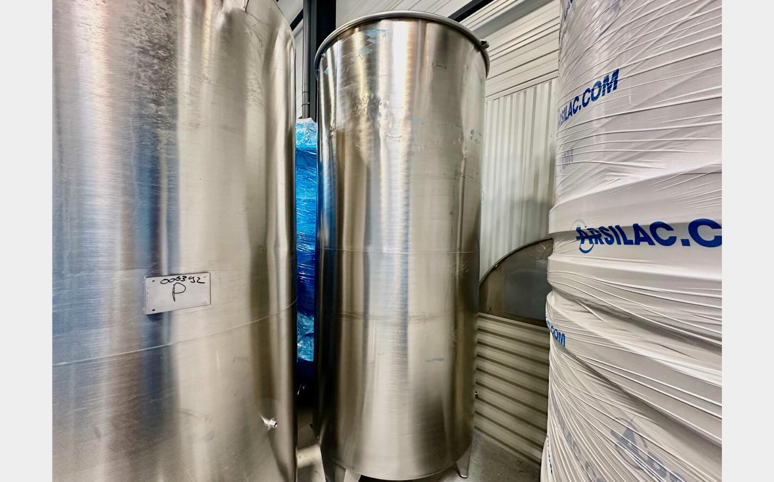 Cuve inox 304 - Chapeau flottant 26.9 HL (2 692 litres) ARSILAC