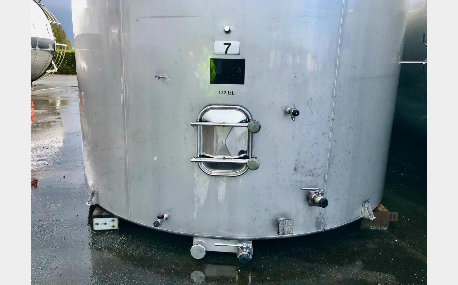 304 stainless steel tank 155 HL (15,500 litres)