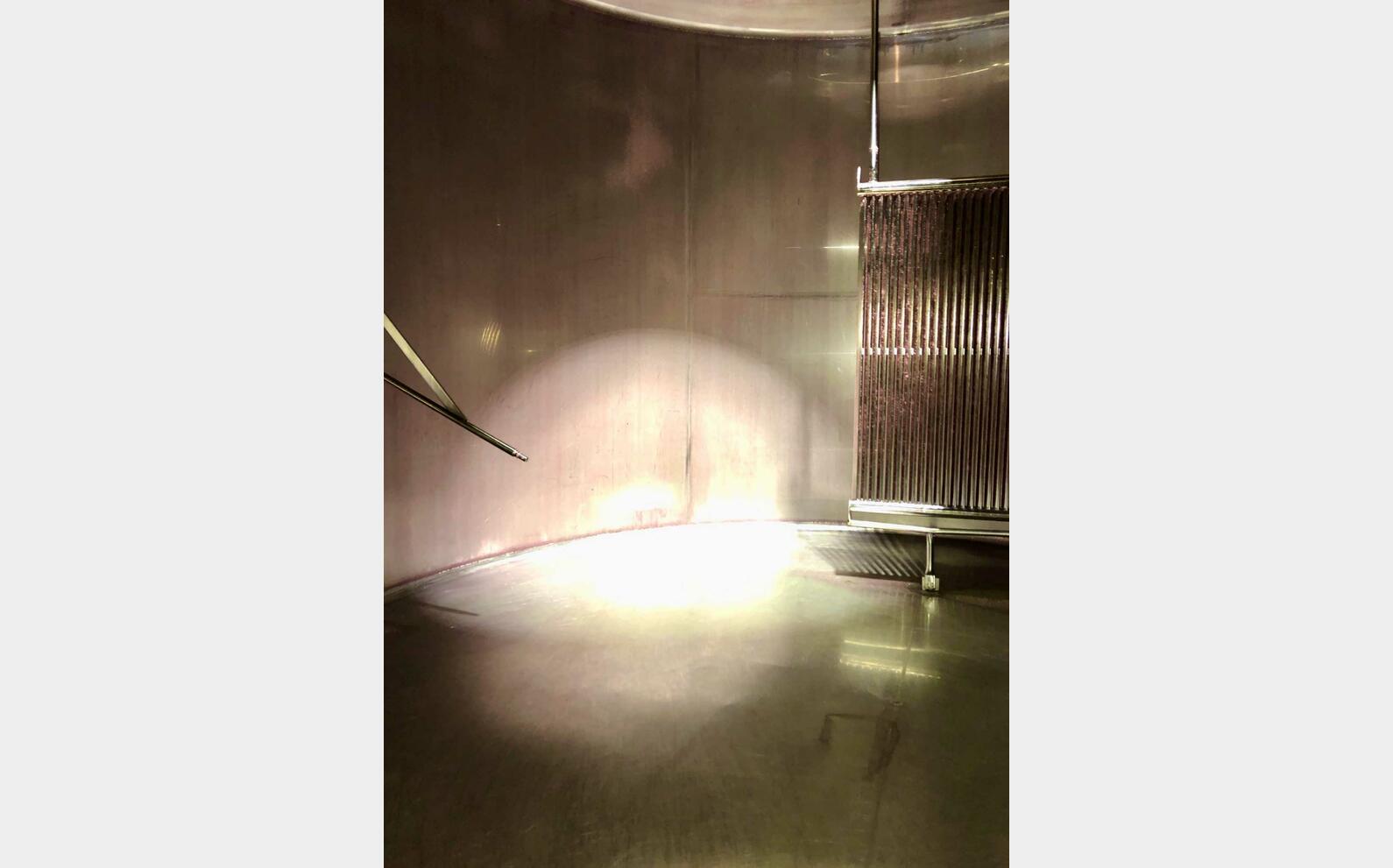 Cuve inox 304 &agrave; fond plat 155 HL (15 500 litres)