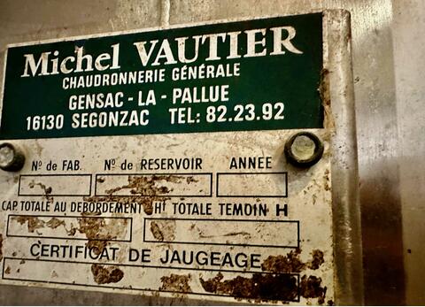Cuve inox 304 - Thermor&eacute;gul&eacute;e 289 HL (28 900 litres) VAUTIER