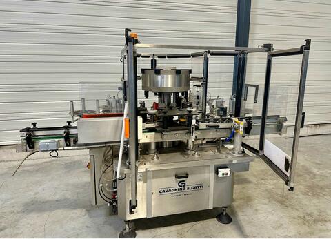 &Eacute;tiqueteuse adh&eacute;sive 6000 Bt/h 6000 bouteilles / heure GAVAGNINO & GATTI
