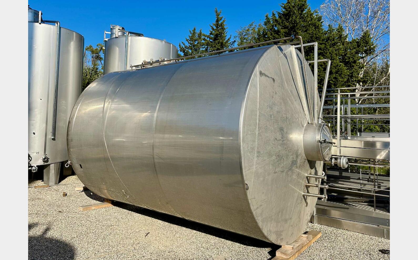 Cuve inox 304 - Ferm&eacute;e 200 HL (20 000 litres) CARTIER