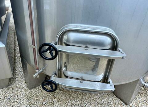Cuve inox 304 - Fermé - Fond conique sur pieds