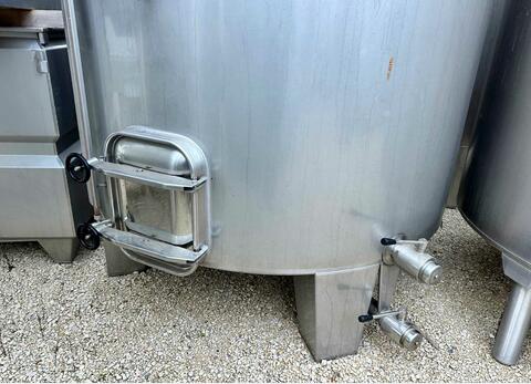 Cuve inox 304 - Fermé - Fond conique sur pieds