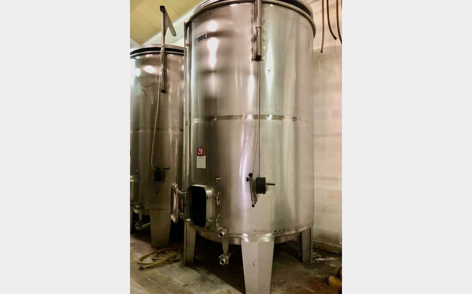 Cuve inox 304 - Chapeau flottant 100 HL (10 000 litres) ARSILAC