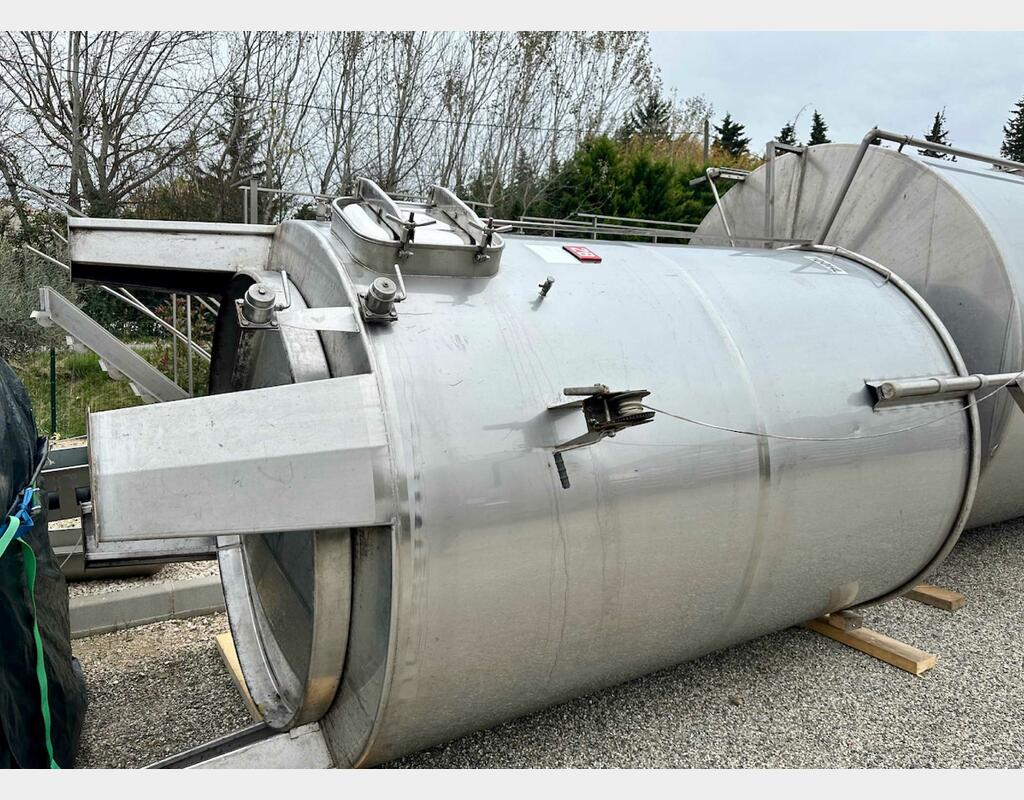 Cuve inox 304 - Chapeau flottant 100 HL (10 000 litres) ARSILAC