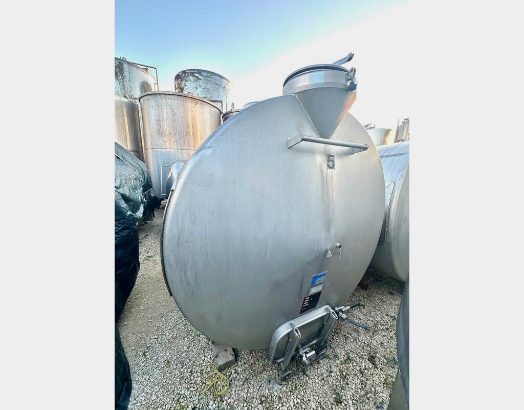Stainless steel tank - Horizontal