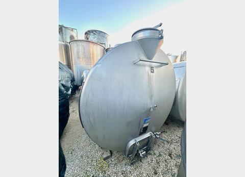 Cuve inox 304 sur bers - Horizontale