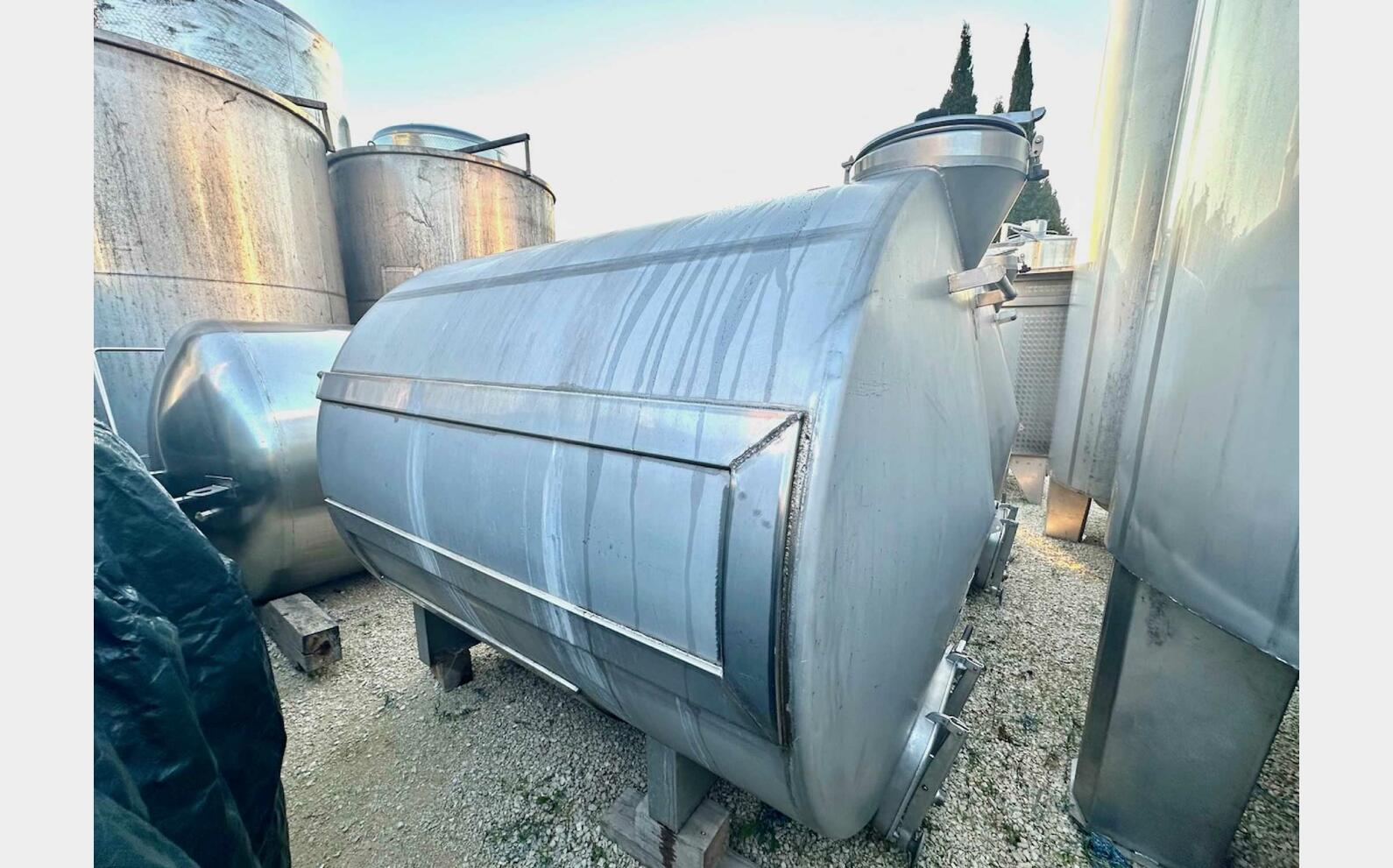 Cuve inox - Horizontale 50 HL (5 000 litres)