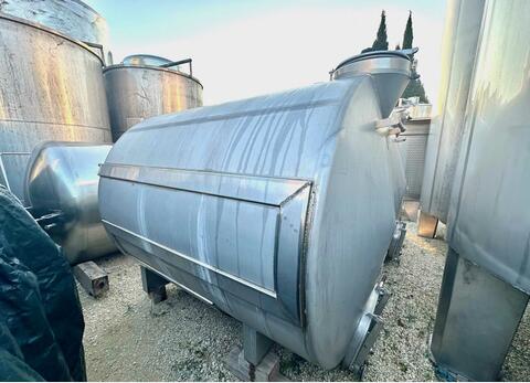 Stainless steel tank - Horizontal 50 HL (5 000 liters)