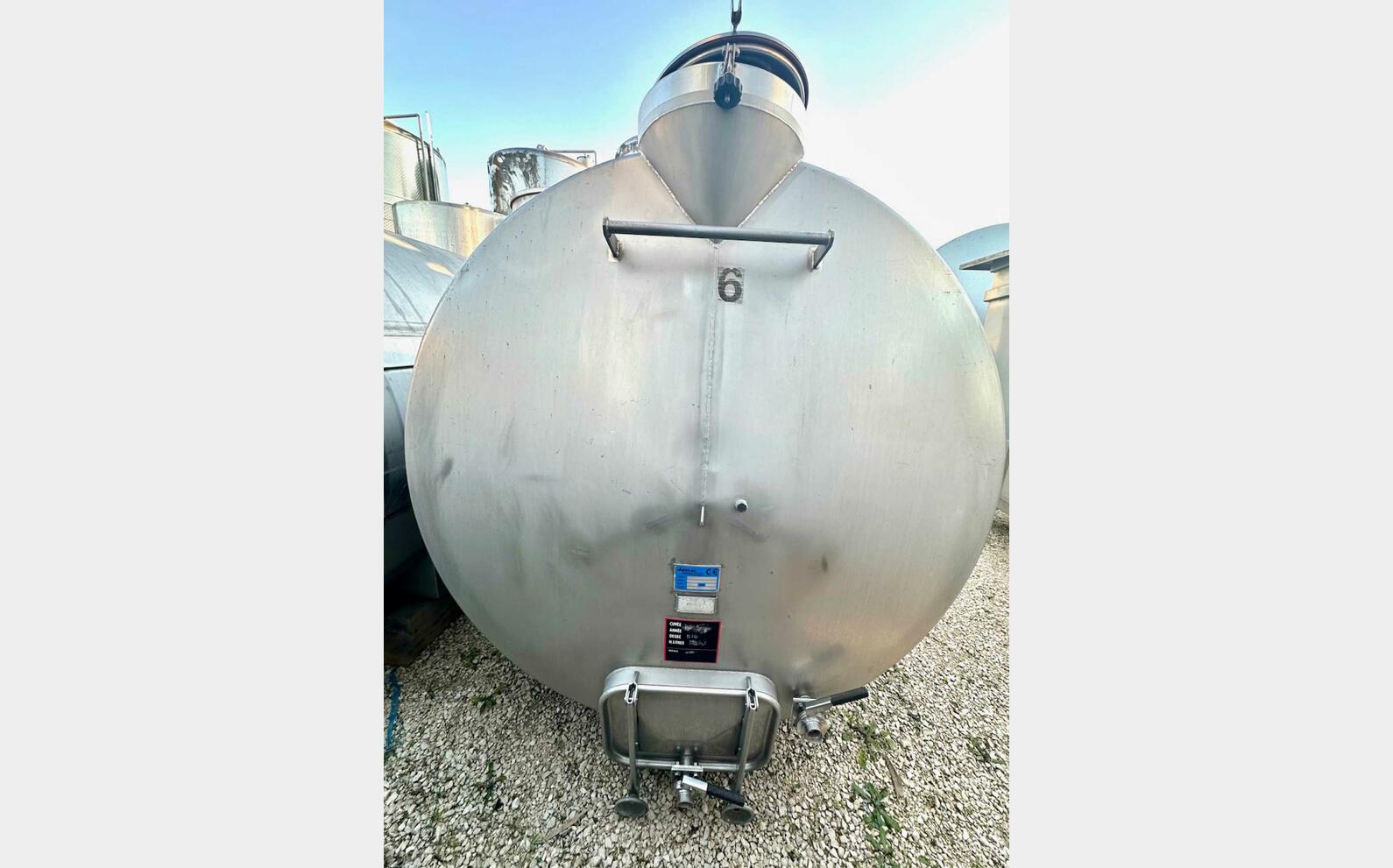 Cuve inox - Horizontale 50 HL (5 000 litres)