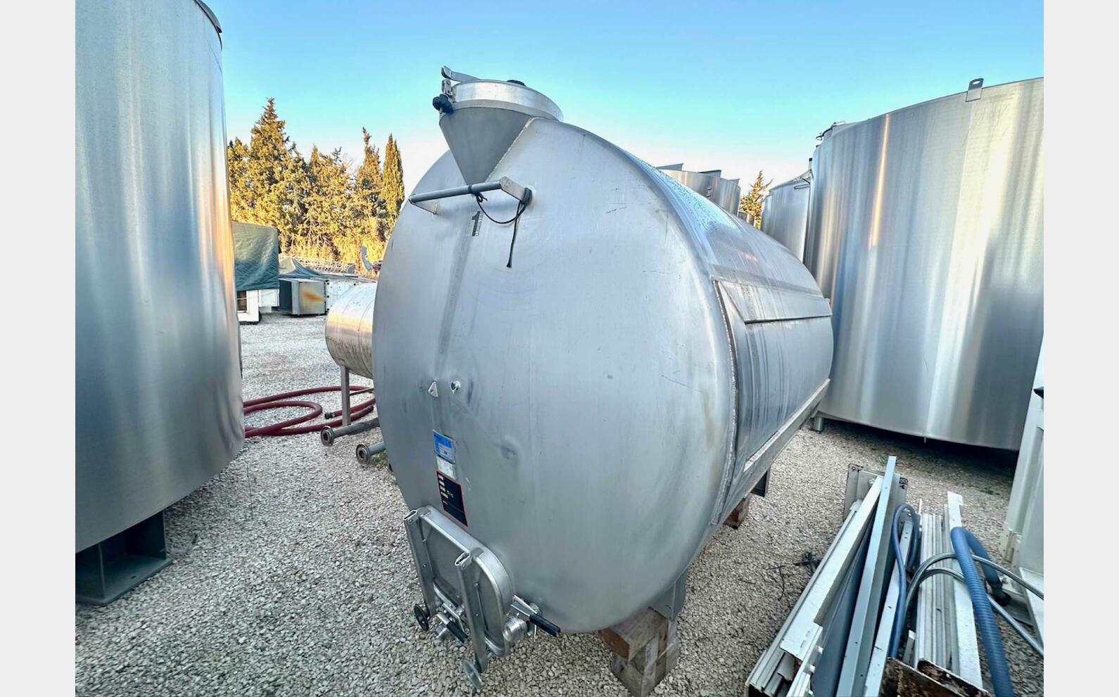 Cuve inox - Horizontale 50 HL (5 000 litres)
